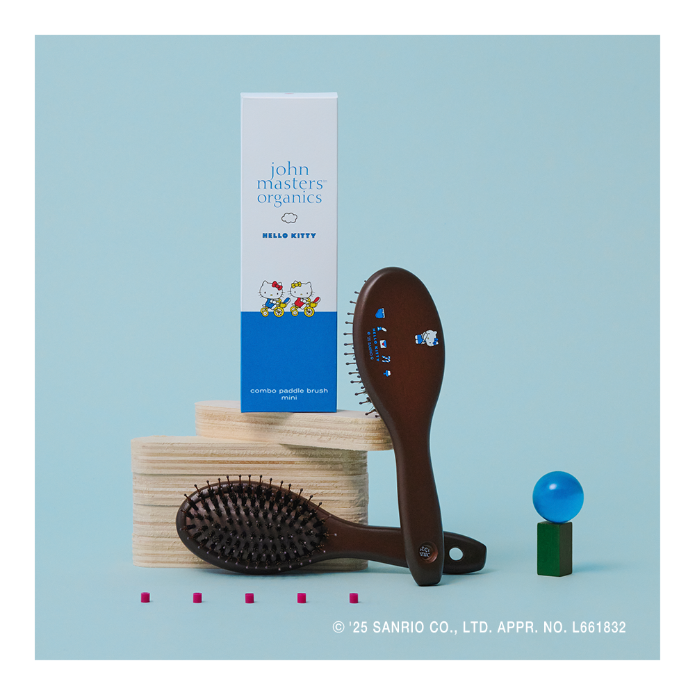 ジョンマスターオーガニック ⭐︎ ハローキティコンボパドルブラシ ミニ コンボパドルブラシ ミニ<ハローキティ 限定デザイン