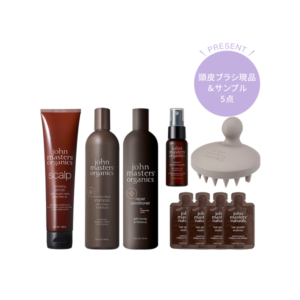john masters organics H&Hリペアセット WEB限定 2026スプリングコフレ】プレミアムヘアケアセット（頭皮用