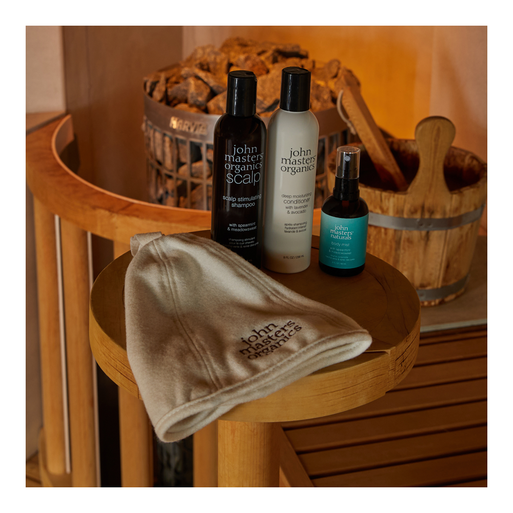 数量限定】john masters organics × NEW ERA Sauna Hat & Eco Tote 数量限定】john masters organics × NEW ERA Sauna Hat & Eco Tote