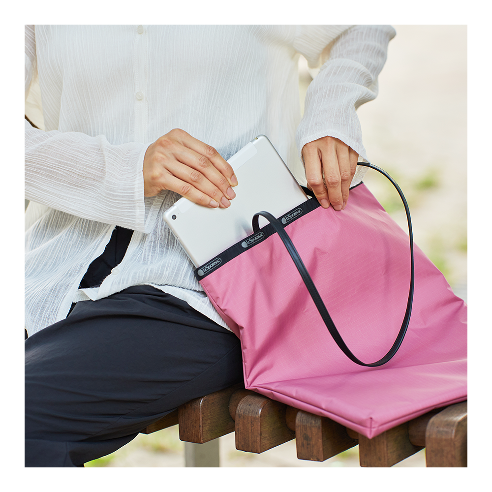 LeSportsac×john masters organics Vertical city tote（MAUVEWOOD