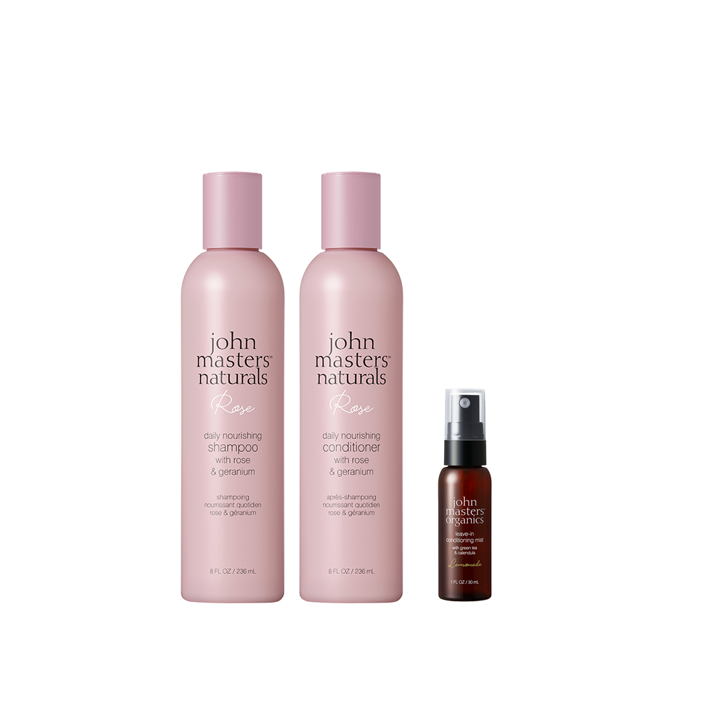 rose hair care set
