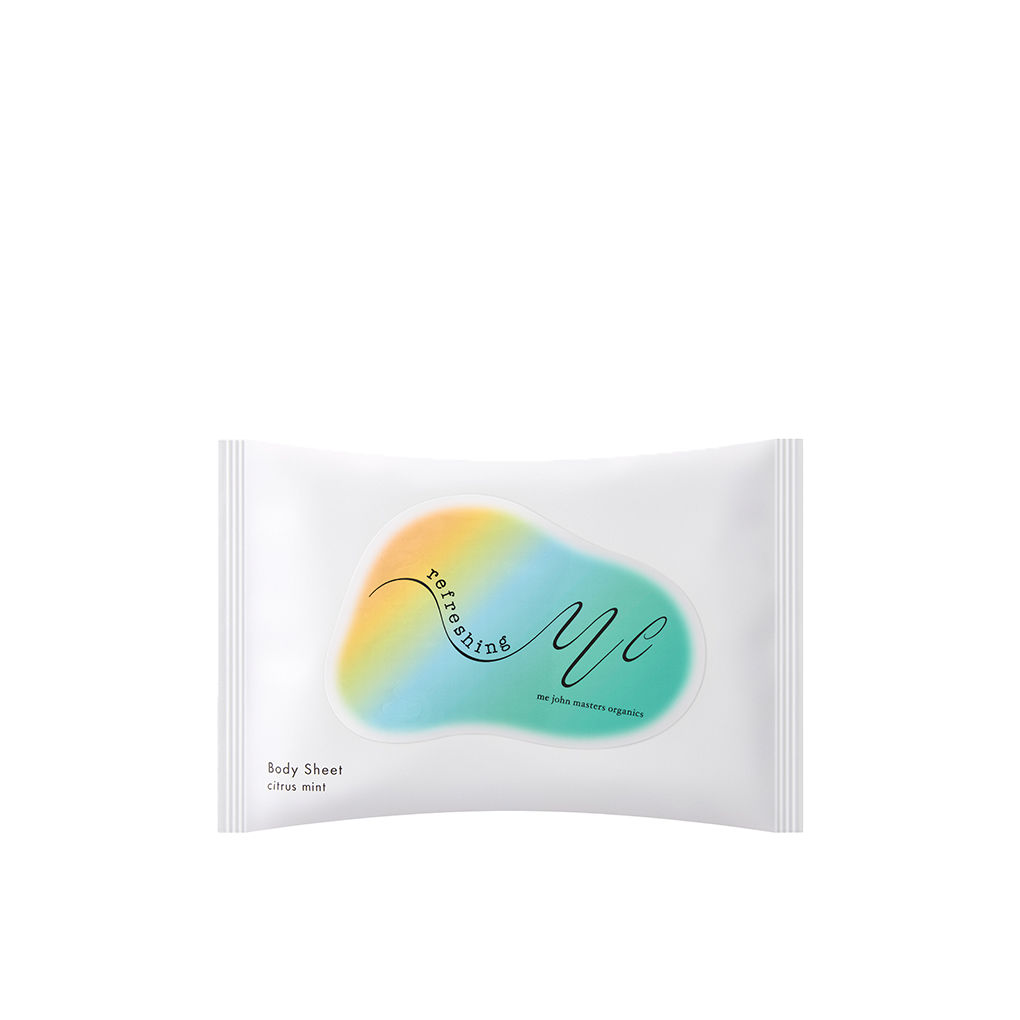 【数量限定】ボディシート （シトラスミント）【 me john masters organics 】
