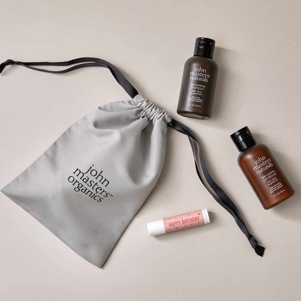 WEB限定】Happy Birthday リップ＆ヘアケアギフト（巾着） – ジョン