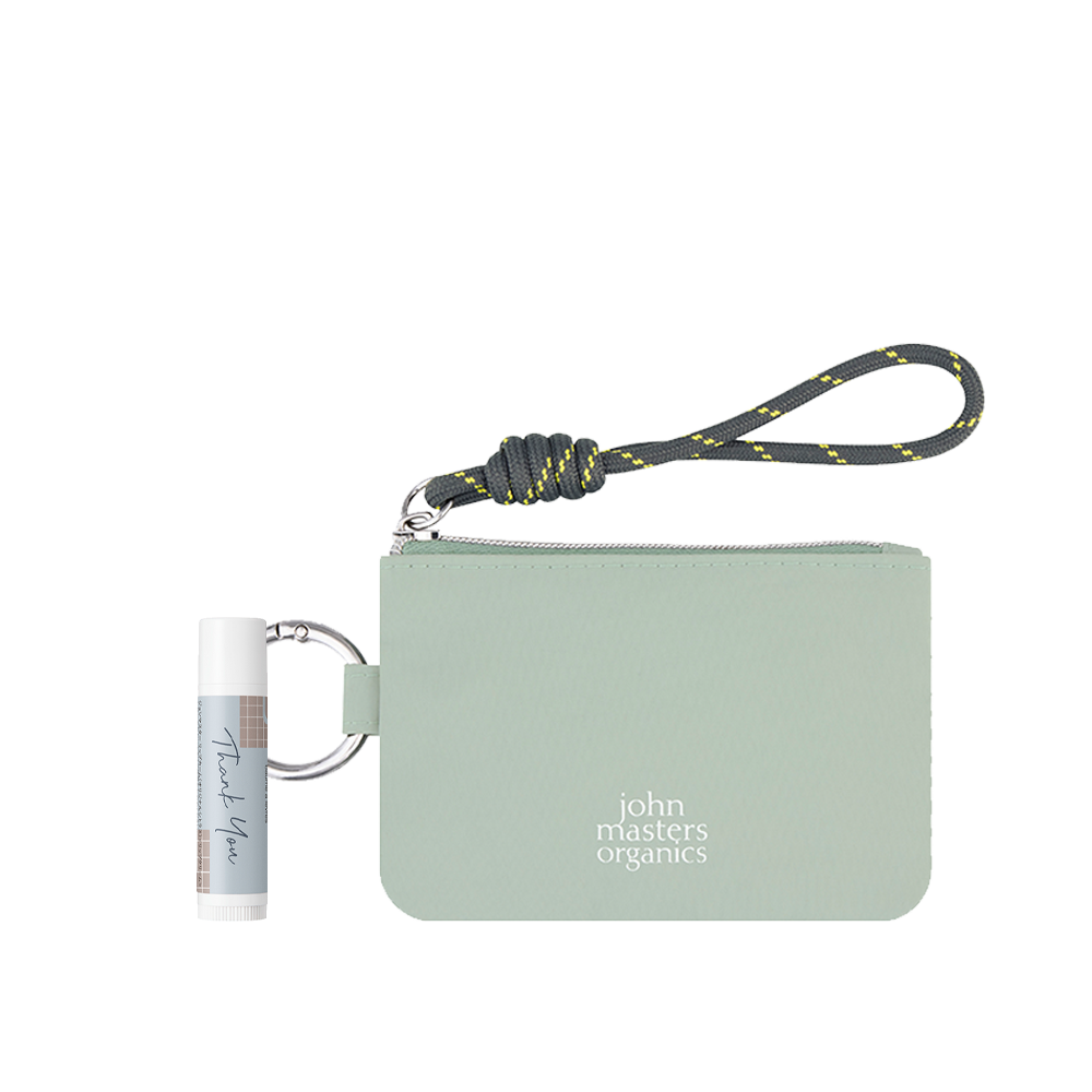 【WEB限定】Thank you リップ＆チャームポーチギフト（GREEN）