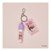 【WEB限定】mojojojo×john masters organics リップカームキーホルダー＋チャームポーチセット（PINK）