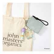 【WEB限定】mojojojo×john masters organics リップカームキーホルダー＋チャームポーチセット（GREEN）