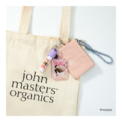【WEB限定】mojojojo×john masters organics リップカームキーホルダー＋チャームポーチセット（PINK）