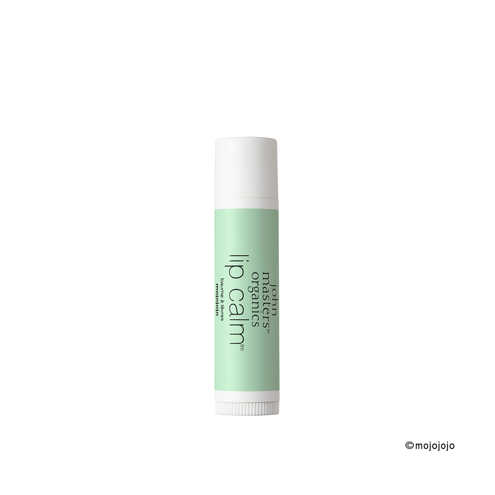 【WEB限定】mojojojo×john masters organics リップカームキーホルダー＋チャームポーチセット（GREEN）