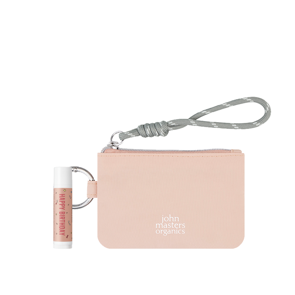 【WEB限定】Happy Birthday リップ＆チャームポーチギフト（PINK）